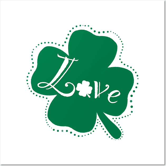 Love Clover Wall Art by Xatutik-Art